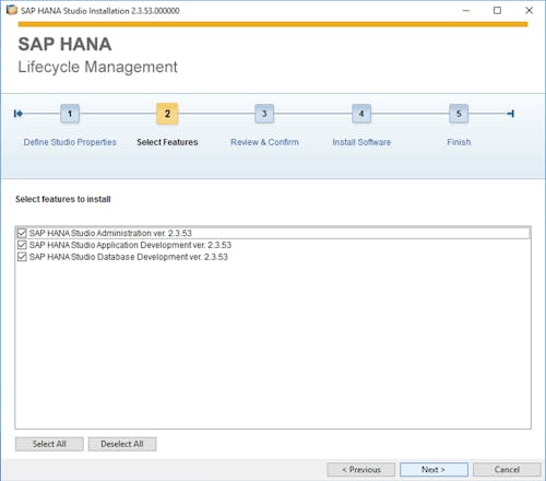 SAP HANA Studio Install - 2