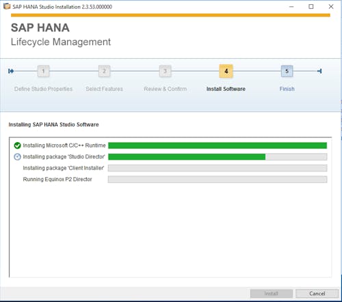 SAP HANA Studio Install - 4