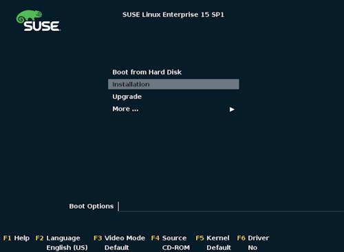 SUSE Install Process - 1