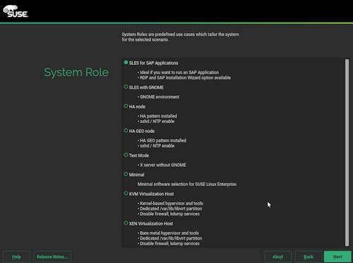 SUSE Install Process - 15