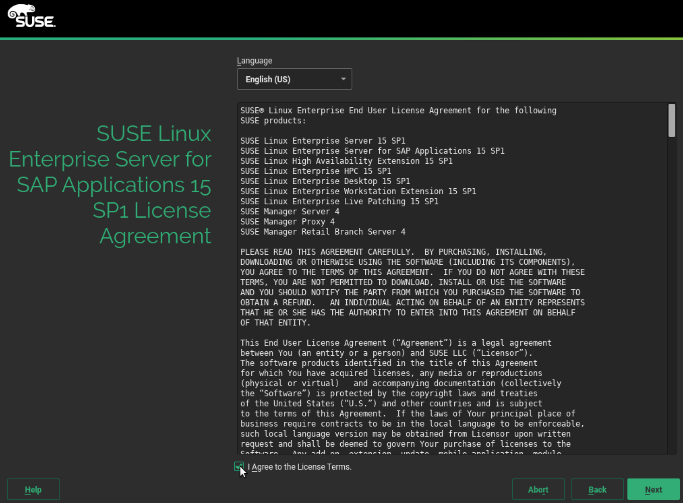 suse linux enterprise server for sap applications 15 installation