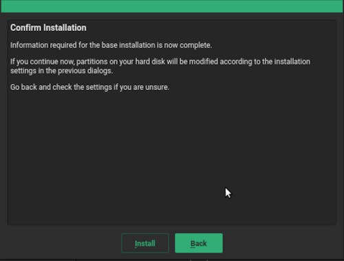 SUSE Install Process - 32